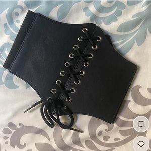 black corset belt